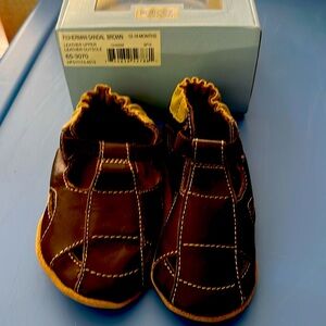 Robeez Fisherman Sandal Brown, 12-18 months